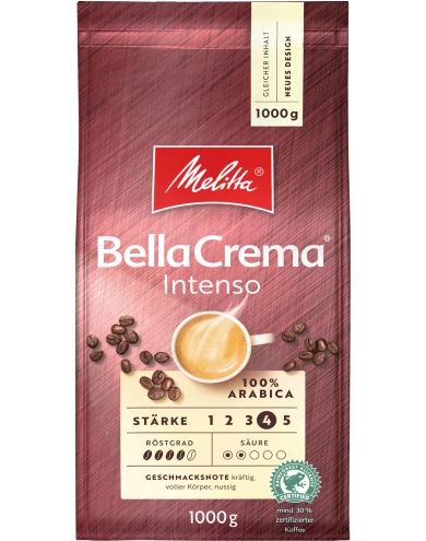 Melitta bellacrema intenso зерно 1000 г оптом